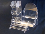 espositori smontabili da banco in plexiglass